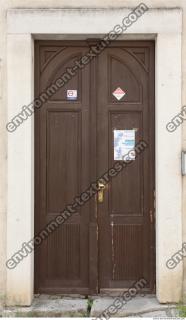 Photo Texture of Wooden Double Door 0005